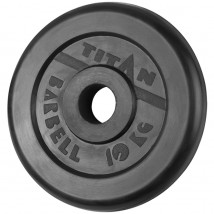 Блин обрезиненный TITAN Barbell 10 кг (d51)